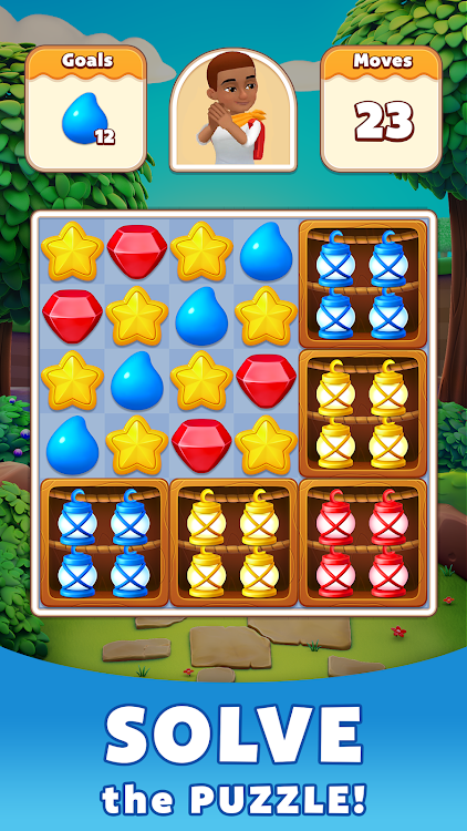 #3. Treasure Party: Puzzle Fun! (Android) By: PlayQ Inc