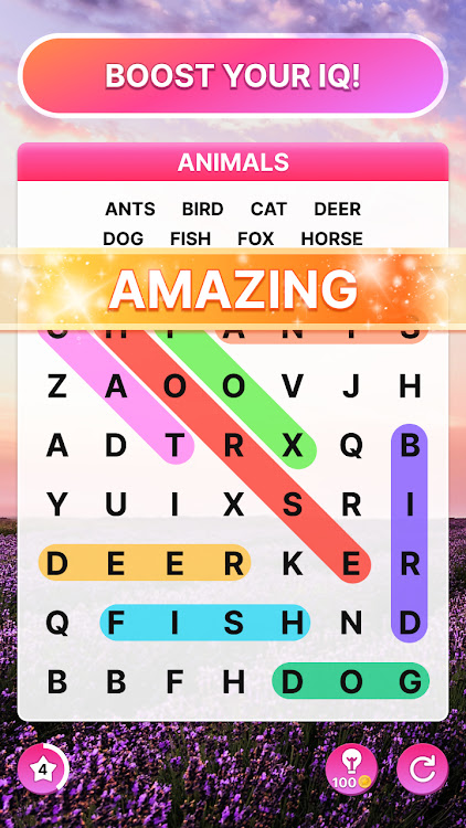 #4. Word Search! (Android) By: Panda Word Puzzle