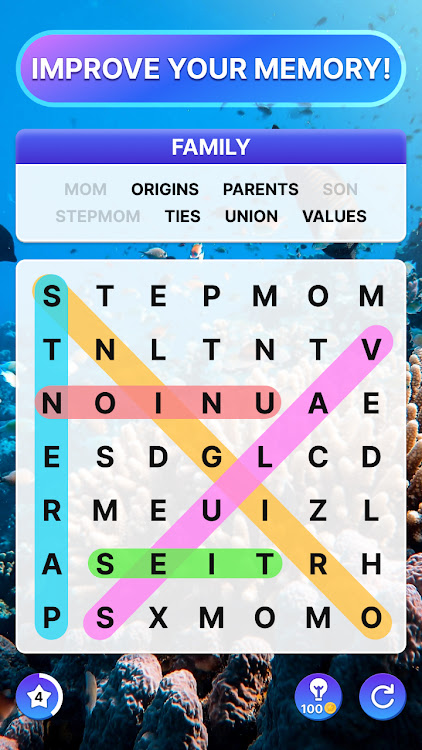 #5. Word Search! (Android) By: Panda Word Puzzle