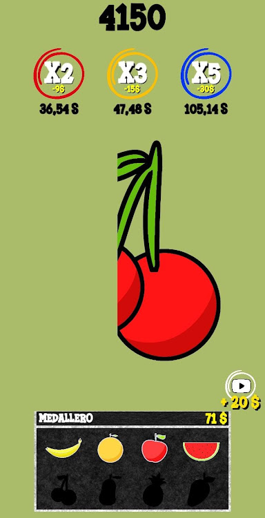 #4. Touch Fruits (Android) By: Historical Brothers