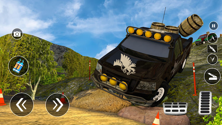 #5. Offroad Pickup Truck Sim Game (Android) By: Oacian Games