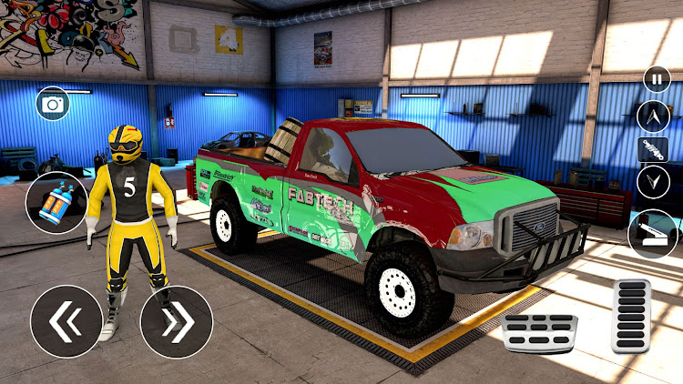 #8. Offroad Pickup Truck Sim Game (Android) By: Oacian Games