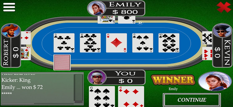 #8. Texas Hold em Poker Trainer (Android) By: droidmaher