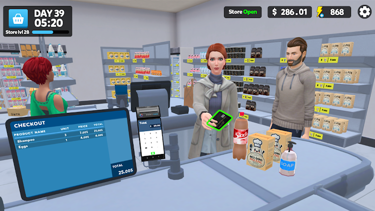 #6. Master Supermarket Manager (Android) By: TheSunStudio