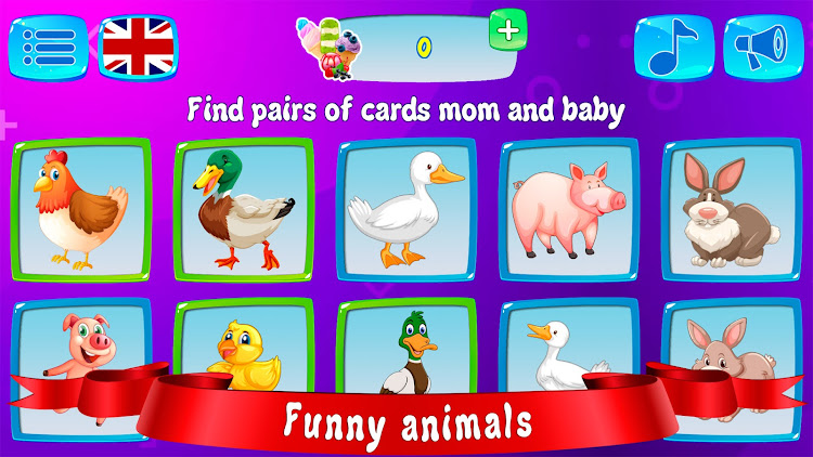 #4. Smart game Flashcards for kids (Android) By: sbitsoft.com