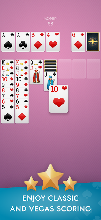 #5. Solitaire: Classic Card Games (Android) By: PLAYSTUDIOS INC