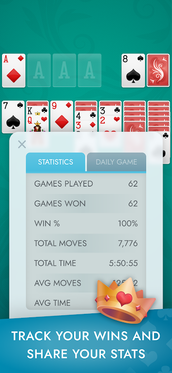 #6. Solitaire: Classic Card Games (Android) By: PLAYSTUDIOS INC