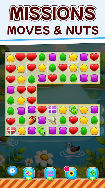 #4. Nutty Match Fruit Riddles (Android) By: kohei web store