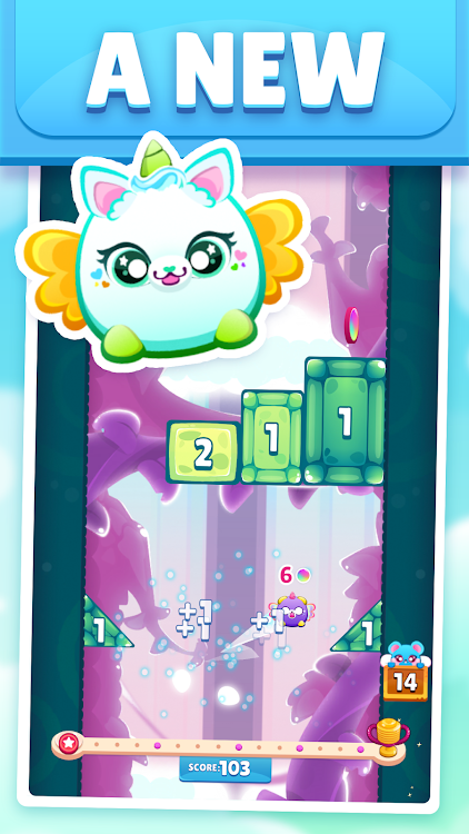 #9. Biggies - Daily Bouncing Game (Android) By: Cuicui Studios