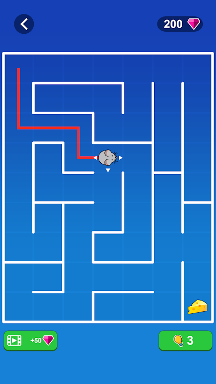 #2. Maze Mouse: Find Exit (Android) By: Stickin