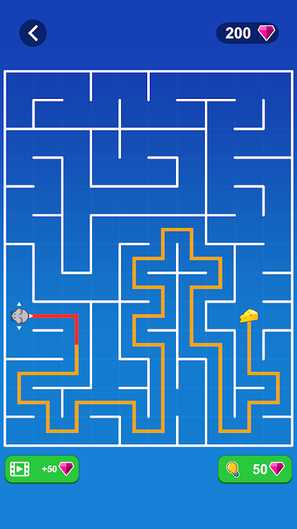 #5. Maze Mouse: Find Exit (Android) By: Stickin