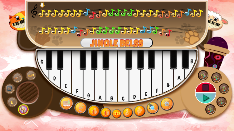 #10. Cat Piano Sounds Music Premium (Android) By: MEOW CAT GAMES