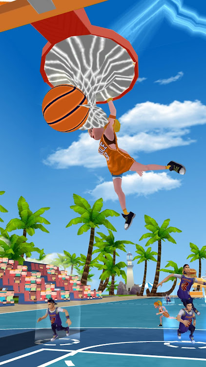 #8. Street Basketball: Dunk & Hoop (Android) By: Elbow Games