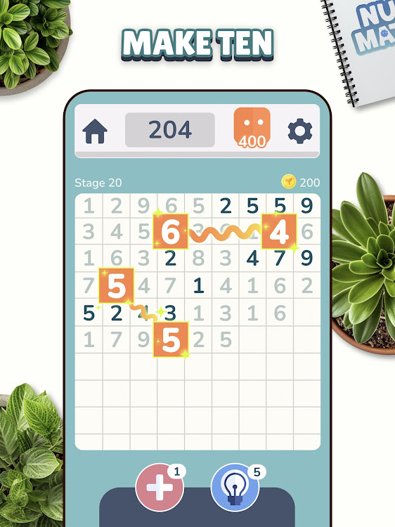 #7. NumMatch: Logic Puzzle (Android) By: BRAINWORKS PUBLISHING PTE. LTD.