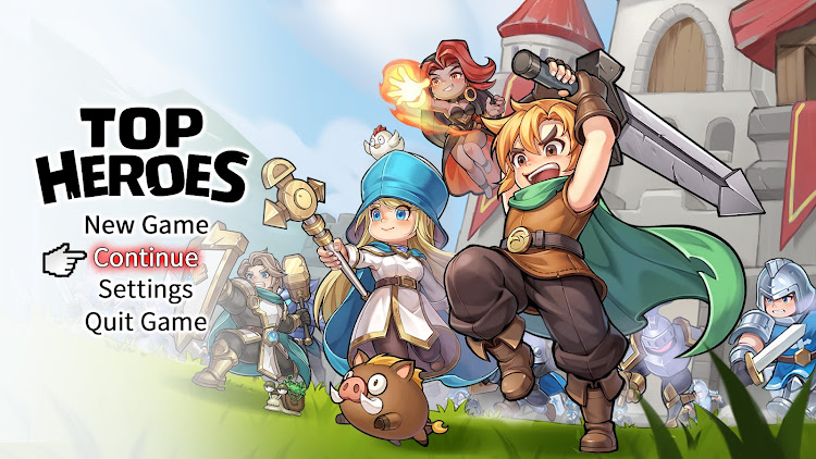 #2. Top Heroes: Kingdom Saga (Android) By: RiverGame