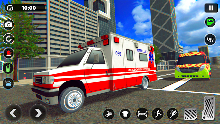 #4. Ambulance Rescue Doctor Games (Android) By: Bat Cave Studio