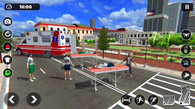 #5. Ambulance Rescue Doctor Games (Android) By: Bat Cave Studio