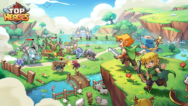 #8. Top Heroes: Kingdom Saga (Android) By: RiverGame