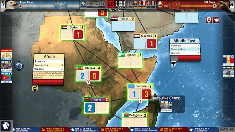 #4. Twilight Struggle: Red Sea (Android) By: Playdek, Inc.