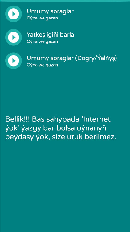 #5. Pully Sorag : Gyzykly Faktlar (Android) By: Üstünlik