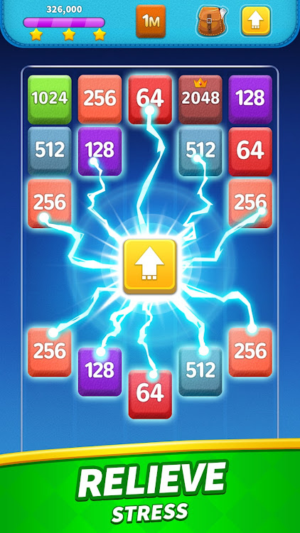 #4. Merge Blocks: 2048 Game (Android) By: Merge Puzzle Games