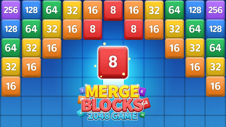 #8. Merge Blocks: 2048 Game (Android) By: Merge Puzzle Games