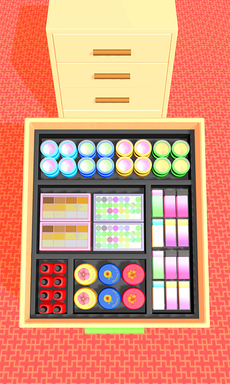 #3. Makeup Organizer Fill Closet (Android) By: Simple Dimple Games