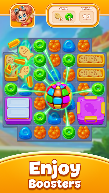 #3. Candy Pop Story : Match 3 (Android) By: Gamoper