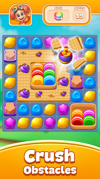 #5. Candy Pop Story : Match 3 (Android) By: Gamoper