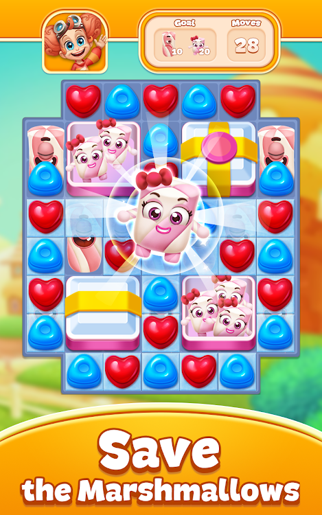 #8. Candy Pop Story : Match 3 (Android) By: Gamoper