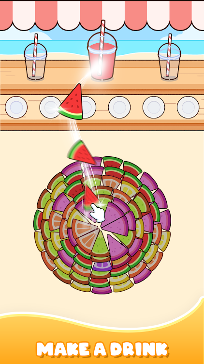 #6. Fruit Sort: Juicy Match Game (Android) By: Mirai Global Publishing