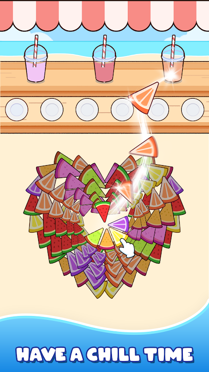 #8. Fruit Sort: Juicy Match Game (Android) By: Mirai Global Publishing