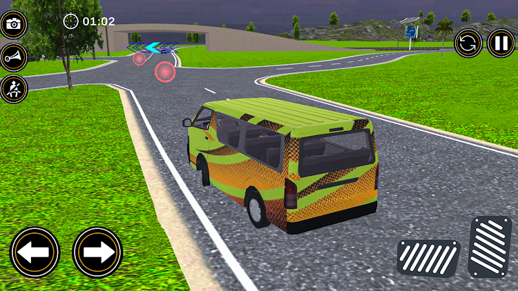 #6. Van Simulator Minibus Games (Android) By: Friends Coding World