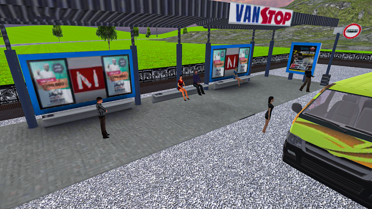 #7. Van Simulator Minibus Games (Android) By: Friends Coding World