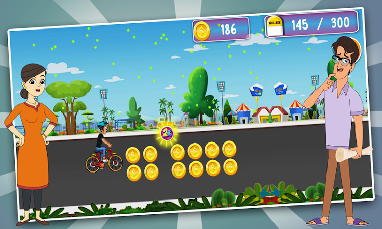 #2. Chikoo Aur Bunty Cycle Recycle (Android) By: TANGIAPPS IT SOLUTION PVT. LTD.