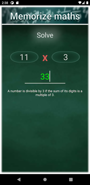 #4. Memory Master Multiplication (Android) By: R4M Studio