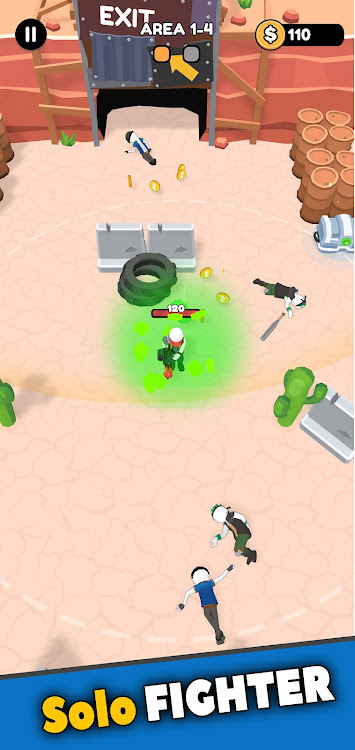 #2. Solo Fighter - Action Shooters (Android) By: Counter 3D Games