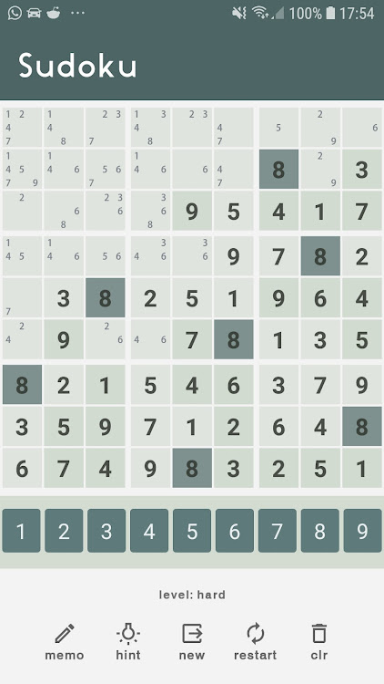 #4. Sudoku - fun brain training (Android) By: Blickzentrale