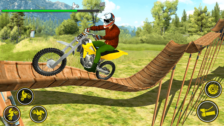 #10. Bike Stunt: Bike Race Games (Android) By: skylinkgames