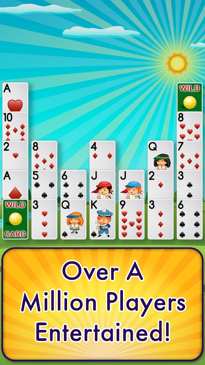 #3. Golf Solitaire Pro (Android) By: Glowing Eye Games Limited