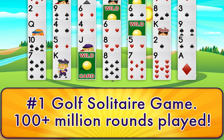 #6. Golf Solitaire Pro (Android) By: Glowing Eye Games Limited