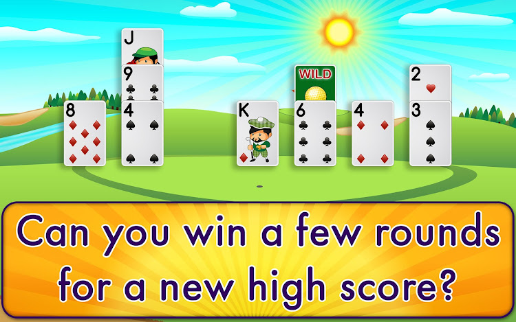 #9. Golf Solitaire Pro (Android) By: Glowing Eye Games Limited