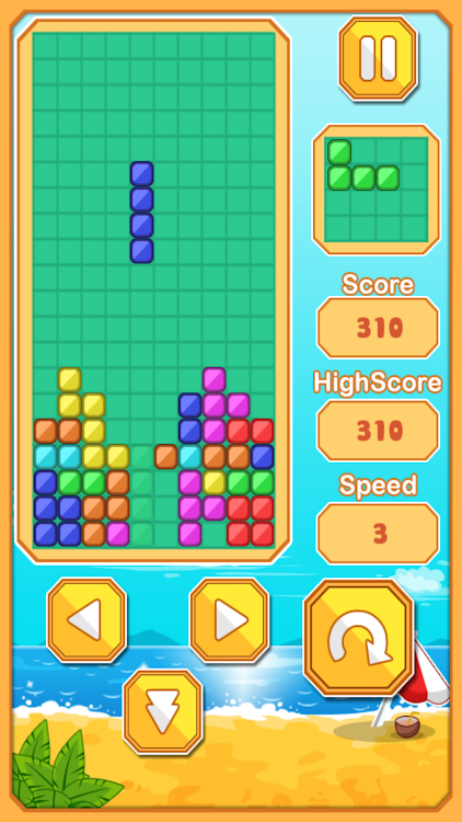 #4. Classic Block Falling (Android) By: NANIMOBI