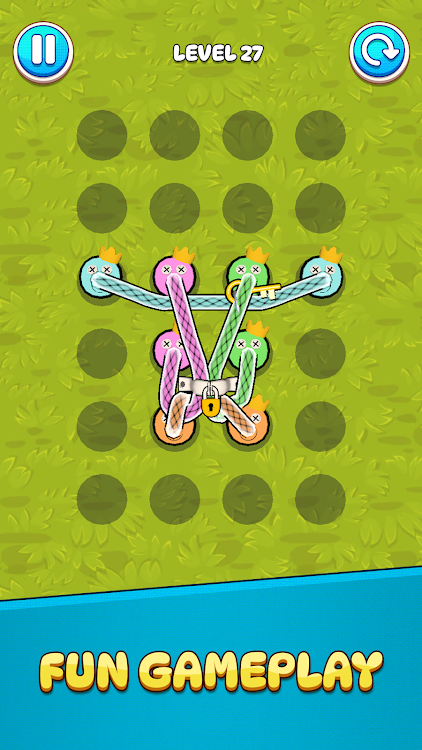 #10. Tangle Puzzle: Untie the Knots (Android) By: Zin Games