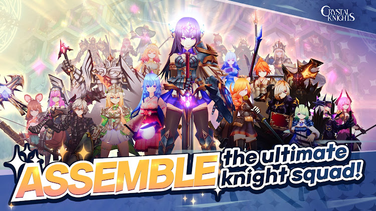 #2. Crystal Knights - Idle RPG (Android) By: DAERI SOFT Inc