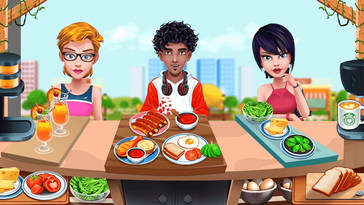 #4. Cooking Cafe - Food Chef (Android) By: Rendered Ideas