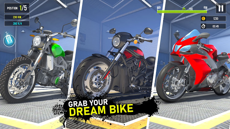 #2. Moto Traffic Bike Race Game 3d (Android) By: F3 Games