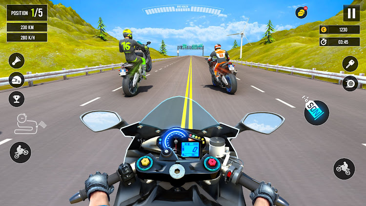 #6. Moto Traffic Bike Race Game 3d (Android) By: F3 Games