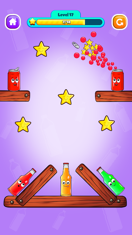 #3. Bottle Flip : Jump & 3D Tap (Android) By: Eagledevsoft