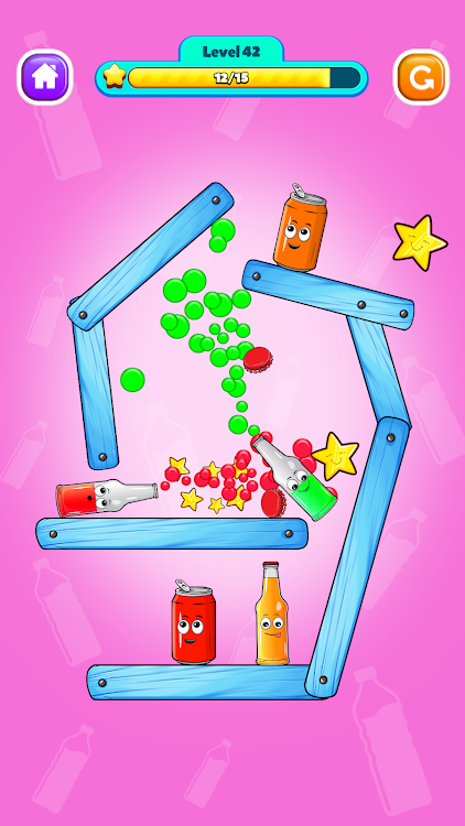 #7. Bottle Flip : Jump & 3D Tap (Android) By: Eagledevsoft